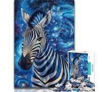 Puzzles 1000 pièces pour Adultes, Cadeaux, Ciel étoilé, zèbre, Jouet éducatif, Jeux Amusants en Famille, décoration d'intérieur Unique (Taille 38x26cm)