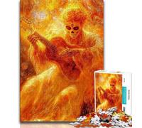 Puzzles 1000 pièces pour Adultes, Cadeaux, crâne de Style Mexicain, Jeux éducatifs, décoration d'intérieur, idéal comme Cadeau pour Toute la Famille, 38x26cm