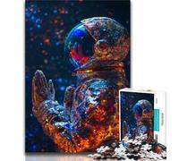 Puzzles 1000 pièces pour Adultes, Cadeaux d'astronaute en prière, Jeux Amusants en Famille, activités Amusantes à la Maison, Cadeau d'anniversaire, Cadeaux de Voyage (75x50cm)