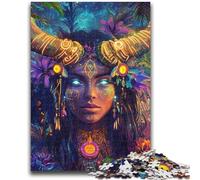 Puzzles 1000 pièces pour Adultes, Cadeaux Déesse Taureau, Jeu Familial Anti-Stress, défi Difficile, Une œuvre d'art pour Les 14 Ans et Plus, 50x75cm