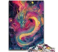 Puzzles 1000 pièces pour Adultes, Cadeaux Dragon Japonais à partir de 14 Ans, Jeux de Famille, Jeu de Noël, Cadeaux pour Femmes, 50x75cm