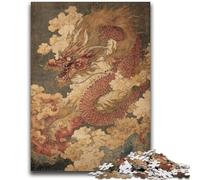 Puzzles 1000 pièces pour Adultes, Cadeaux, Dragon Japonais, Anti-Stress, Vacances, Tue Le Temps, décoration d'intérieur, Jouets 26x38cm