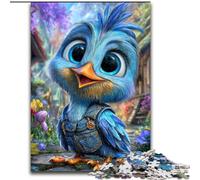 Puzzles 1000 pièces pour Adultes, Cadeaux, éléphant sur Skateboard, Jouets éducatifs, Anti-Stress, décoration d'intérieur Unique et Cadeaux (Taille 26x38cm)