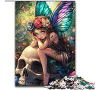 Puzzles 1000 pièces pour Adultes, Cadeaux, Elfe Squelette, Aide Le Cerveau à exercer, Jouets addictifs pour cultiver la Patience et améliorer la mémoire (Taille 26x38cm)