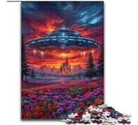 Puzzles 1000 pièces pour Adultes, Cadeaux extraterrestres, OVNI, Jouet éducatif et décompressant, idéal comme Cadeau pour Toute la Famille (Taille 26x38cm)