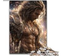 Puzzles 1000 pièces pour Adultes, Cadeaux fantastiques, Guerrier Masculin, pour Les 14 Ans et Plus, Jeu éducatif, défi, Jouet, Cadeau d'anniversaire (Taille 26x38cm)