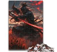 Puzzles 1000 pièces pour Adultes, Cadeaux fantastiques, Guerriers Ninjas pour Adolescents, Jeu de Quiz, décoration Murale, Cadeaux d'anniversaire et de Noël Uniques (75x50cm)