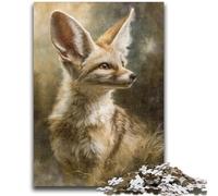 Puzzles 1000 pièces pour Adultes, Cadeaux Fennec Fox, Jeu Stimulant, idéal comme Cadeau pour Toute la Famille, 50x75cm