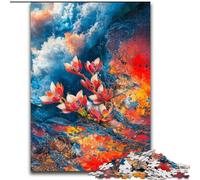 Puzzles 1000 pièces pour Adultes, Cadeaux, Fleurs, Jouets éducatifs, Jeux familiaux, Anniversaires et Cadeaux Uniques (Taille 26x38cm)