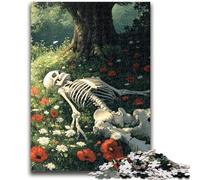 Puzzles 1000 pièces pour Adultes, Cadeaux, Guerrier Ninja Japonais, Anti-Stress, séjour, Tuer Le Temps, liste de souhaits avec Le Père Noël 50x75cm