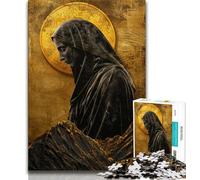 Puzzles 1000 pièces pour Adultes, Cadeaux Jésus, Jeux éducatifs, décoration de la Maison, Jeu éducatif pour Anniversaire, Noël (75x50cm)