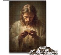 Puzzles 1000 pièces pour Adultes, Cadeaux Jésus, Jeux, Jouets, Cadeaux d'anniversaire Uniques pour Les 14 Ans et Plus (Taille 26x38cm)