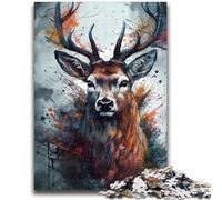 Puzzles 1000 pièces pour Adultes, Cadeaux, Jeu néon, Anti-Stress, séjour, Tuer Le Temps, liste de souhaits avec Le Père Noël 38x26cm