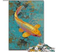 Puzzles 1000 pièces pour Adultes, Cadeaux Koi doré, pour Les 14 Ans et Plus, Jeu éducatif, défi, Cadeau d'anniversaire (Taille 50x75cm)