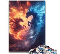 Puzzles 1000 pièces pour Adultes, Cadeaux Licorne de l'univers, Puzzles pour Adultes, Jeu Stimulant pour Toute la Famille, Cadeaux pour Hommes (75x50cm)