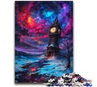 Puzzles 1000 pièces pour Adultes, Cadeaux, Londres mystérieux, Big Ben, Jouet éducatif et décompressant, Cadeau d'anniversaire, décoration Murale, 50x75cm