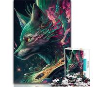 Puzzles 1000 pièces pour Adultes, Cadeaux Loup onirique, Puzzle 1000 pièces, pour sublimer l'amour Entre Couples à partir de 14 Ans (Taille 75x50cm)