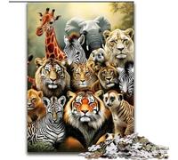 Puzzles 1000 pièces pour Adultes, Cadeaux, Monde Animal, Jeux, Jouets, Cadeaux d'anniversaire Uniques pour Les Enfants de 14 Ans et Plus (Taille 26x38cm)