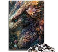Puzzles 1000 pièces pour Adultes Cadeaux Mystérieux Dragon Volant Convient aux 14 Ans et Plus Convient aux Couples Cadeaux pour Les Amis et la Famille 50x75cm