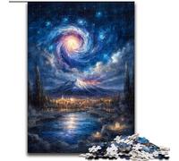 Puzzles 1000 pièces pour Adultes, Cadeaux Mystérieux Mont Fuji, adaptés aux Personnes de 14 Ans et Plus, Jeux éducatifs, Cadeaux Secret Santa (Taille 26x38cm)
