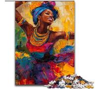 Puzzles 1000 pièces pour Adultes, Cadeaux pour Femmes africaines, activité familiale, décoration d'intérieur Unique et Cadeaux pour Les 14 Ans et Plus (Taille 50x75cm)