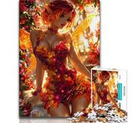 Puzzles 1000 pièces pour Adultes Cadeaux Puzzle Fantaisie Fille Sombre Design Vibrant et Unique expérience de Puzzle relaxante et stimulante 75x50cm