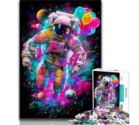Puzzles 1000 pièces pour Adultes, Cadeaux, Puzzles d'astronautes, Jouets éducatifs, Jeux familiaux Amusants, décoration d'intérieur Unique (Taille 38x26cm)