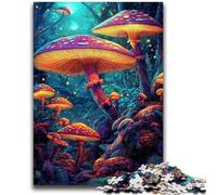 Puzzles 1000 pièces pour Adultes, Cadeaux, Puzzles de Champignons fantastiques pour Adultes, Jeu Stimulant pour Tous, Cadeaux pour Femmes, Cadeaux pour Hommes (75x50cm)