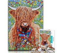 Puzzles 1000 pièces pour Adultes, Cadeaux, Puzzles de Peinture à l'huile de Yak pour Adolescents, Casse-tête - Cadeau d'anniversaire pour Hommes (Taille 38x26cm)