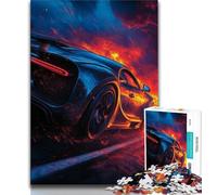 Puzzles 1000 pièces pour Adultes, Cadeaux, Puzzles de Voitures de Sport Cool pour Adolescents, Casse-tête - Cadeau d'anniversaire pour Hommes (Taille 75x50cm)