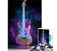 Puzzles 1000 pièces pour Adultes, Cadeaux, Puzzles Galaxy Guitar pour Adultes, Jouets éducatifs, Jeux familiaux, Anniversaires et Cadeaux Uniques (Taille 38x26cm)