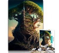 Puzzles 1000 pièces pour Adultes, Cadeaux, Royaume des Contes de fées, Puzzle pour Adolescents, Vacances à la Maison, pièces de Formes aléatoires entièrement emboîtables (Taille 75x50cm)