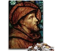 Puzzles 1000 pièces pour Adultes Cadeaux Saint François d'Assise Convient aux 14 Ans et Plus Convient aux Couples Cadeaux pour Les Amis et la Famille 50x75cm