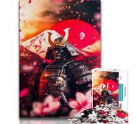 Puzzles 1000 pièces pour Adultes, Cadeaux, samouraï Japonais, Jouets éducatifs, Jeux familiaux, Anniversaires et Cadeaux Uniques (Taille 75x50cm)