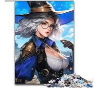 Puzzles 1000 pièces pour Adultes, Cadeaux, sorcière animée, adaptés aux Personnes de 14 Ans et Plus, Jeux éducatifs, Cadeaux du Père Noël Secret (Taille 26x38cm)