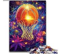 Puzzles 1000 pièces pour Adultes, Cadeaux, Sports de Basket-Ball, Jouets éducatifs, Jeux familiaux, adaptés à la décoration de Bureau (Taille 26x38cm)