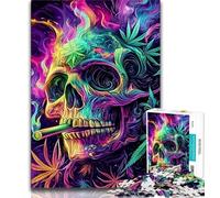 Puzzles 1000 pièces pour Adultes, Cadeaux, Squelette de Feuille, Aide Le Cerveau à exercer, Jouets addictifs pour cultiver la Patience, Cadeau pour Les Anniversaires 50x75cm
