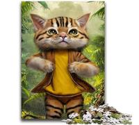 Puzzles 1000 pièces pour Adultes, Cadeaux, Tournesol, Yak, Anti-Stress, séjour, Tuer Le Temps, liste de souhaits avec Le Père Noël, 50x75cm