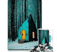 Puzzles 1000 pièces pour Adultes, Cadeaux, Une Seule Cabine éclairée, Puzzle pour Adultes, Jeux éducatifs familiaux, décoration d'intérieur, Cadeau (Taille 75x50cm)