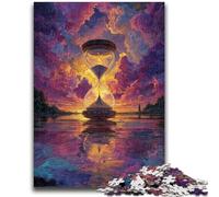 Puzzles 1000 pièces pour Adultes, Cadeaux Uniques pour Anniversaires et fêtes, Puzzles sablier cosmiques pour Adultes, à partir de 14 Ans (75x50cm)