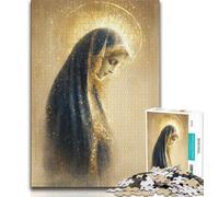 Puzzles 1000 pièces pour Adultes, Cadeaux Vierge Marie, Jeux éducatifs, décoration de la Maison, Jeu éducatif pour Anniversaire, Noël (75x50cm)