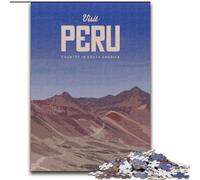 Puzzles 1000 pièces pour Adultes, Cadeaux, Visite du Pérou, Jouets éducatifs, décoration intérieure Unique et Cadeaux pour Les 14 Ans et Plus (50x75cm), 1000 pièces