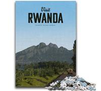 Puzzles 1000 pièces pour Adultes, Cadeaux, Visite du Rwanda, Jeu éducatif Difficile à compléter, Amusant et Humoristique pour Un Anniversaire (Taille 50x75cm)