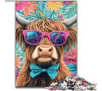 Puzzles 1000 pièces pour Adultes, Cadeaux Yak en Vacances, pour 14 Ans et Plus, pour s'amuser en Famille et Jouer, Collection d'artistes, Beaux-Arts (Taille 50x75cm)