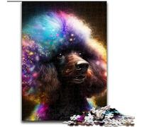 Puzzles 1000 pièces pour Adultes Caniche Fantastique Puzzles impossibles pour Adultes pour Adolescents Jeux éducatifs Cadeaux (Taille 50x75cm)