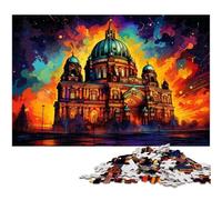 Puzzles 1000 pièces pour Adultes Cathédrale de Berlin Allemagne Puzzle Difficile Une œuvre d'art pour Les Adolescents de 14 Ans et Plus 1000 pièces (38 x 26 cm)