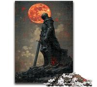 Puzzles 1000 pièces pour Adultes Chevalier Solitaire 1000 pièces pour Adultes, Jouets éducatifs et éducatifs, Jeux familiaux, Anniversaires et Cadeaux Uniques (75x50cm)