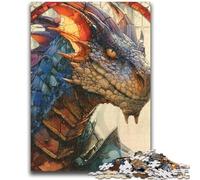 Puzzles 1000 pièces pour Adultes, Chevaliers médiévaux, Puzzles pour Adolescents, Parfaits pour Les soirées de Jeux, Jouet coloré pour la Maison (50x75cm)