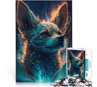 Puzzles 1000 pièces pour Adultes “Chihuahua Chien Cool” Fait de Bois，pour et à partir de 14 Ans et Plus Jouet éducatif pour Apprendre Jeux de Famille Cadeaux de Noël et d'anniversaire。