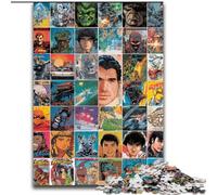 Puzzles 1000 pièces pour Adultes Collage d'affiches de Films Développe la Coordination œil-Main Idéal pour Les Cadeaux d'anniversaire (Taille 50x75cm)